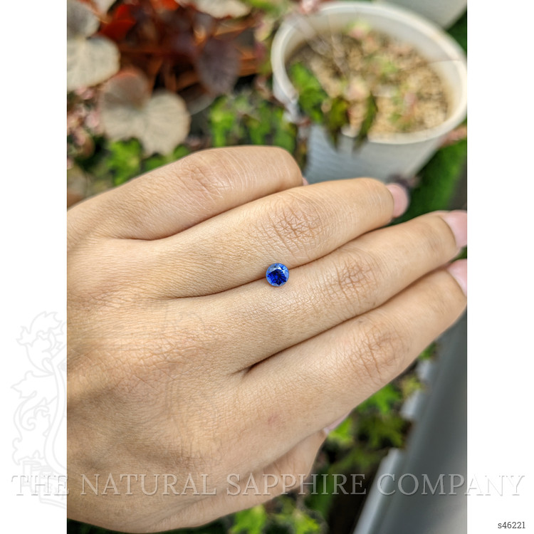 0.60 Ct. Blue Sapphire from Ceylon (Sri Lanka)