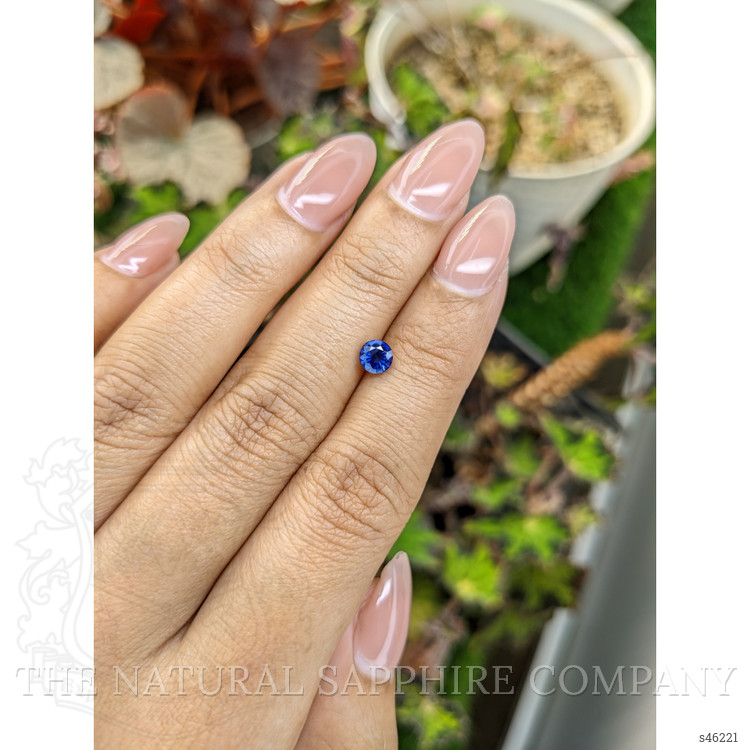 0.60 Ct. Blue Sapphire from Ceylon (Sri Lanka)