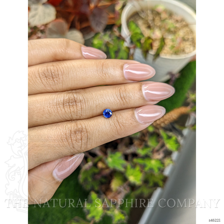0.60 Ct. Blue Sapphire from Ceylon (Sri Lanka)