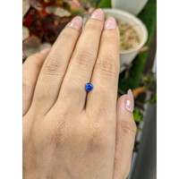 0.53 Ct. Blue Sapphire from Ceylon (Sri Lanka) Life Style