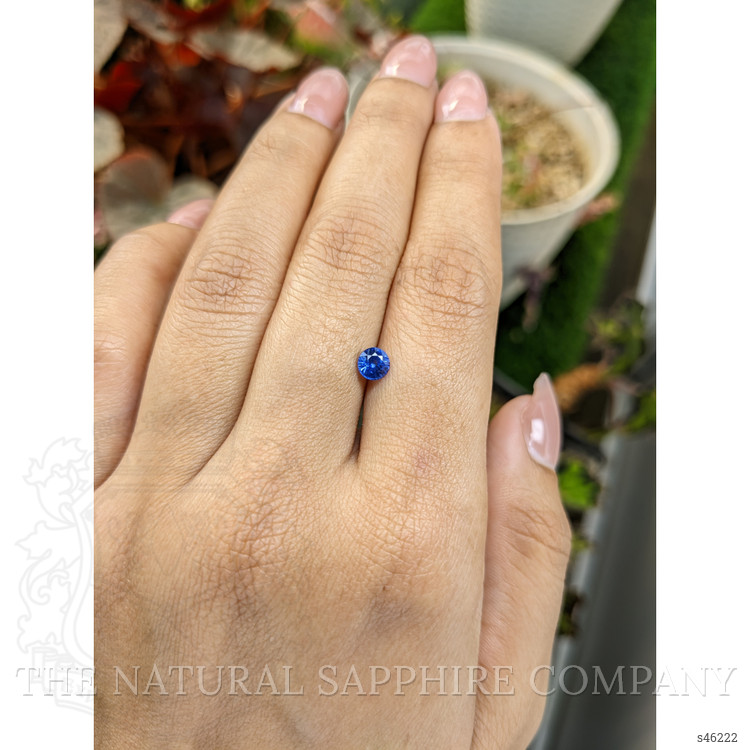 0.53 Ct. Blue Sapphire from Ceylon (Sri Lanka)