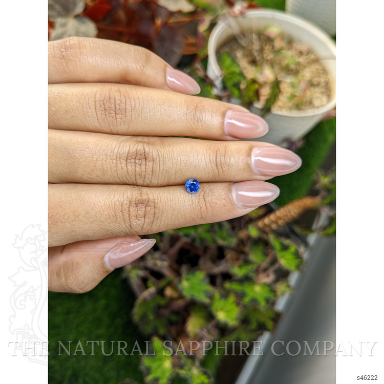 0.53 Ct. Blue Sapphire from Ceylon (Sri Lanka)