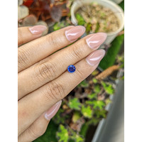 0.68 Ct. Blue Sapphire from Ceylon (Sri Lanka) Life Style