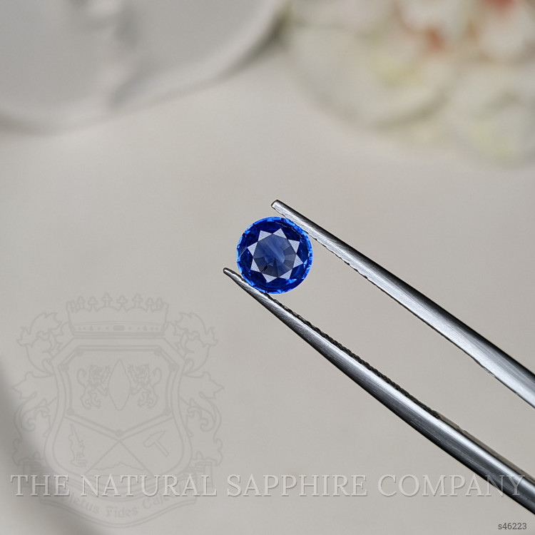 0.68 Ct. Blue Sapphire from Ceylon (Sri Lanka)