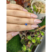 0.55 Ct. Blue Sapphire from Ceylon (Sri Lanka) Life Style