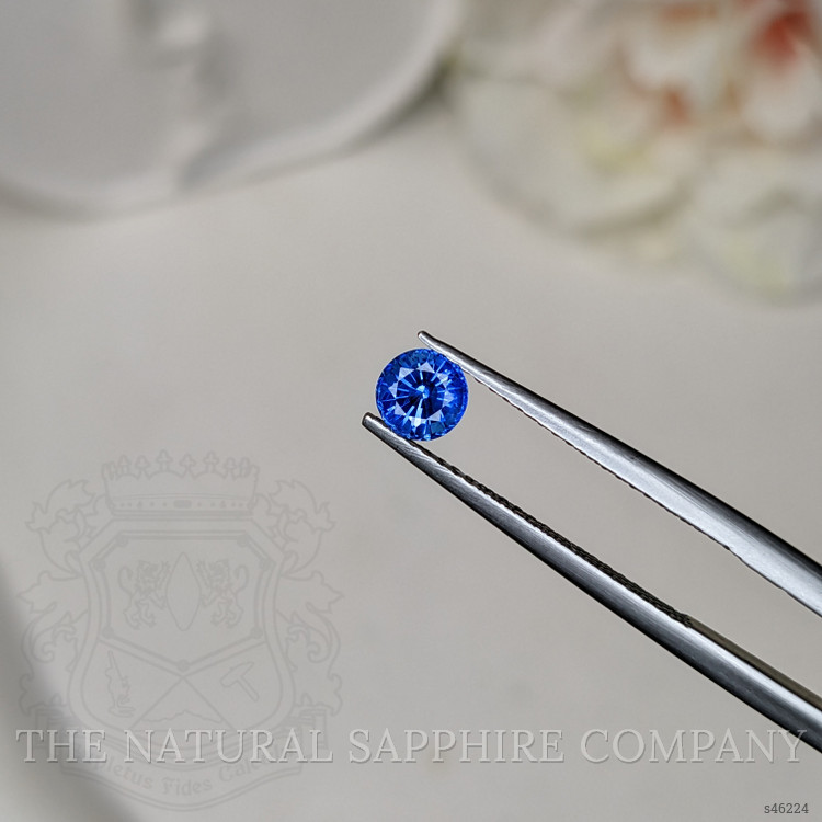 0.55 Ct. Blue Sapphire from Ceylon (Sri Lanka)