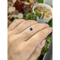 0.48 Ct. Blue Sapphire from Ceylon (Sri Lanka) Life Style