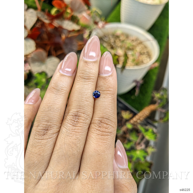0.48 Ct. Blue Sapphire from Ceylon (Sri Lanka)