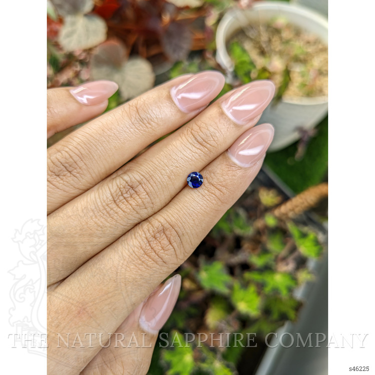 0.48 Ct. Blue Sapphire from Ceylon (Sri Lanka)