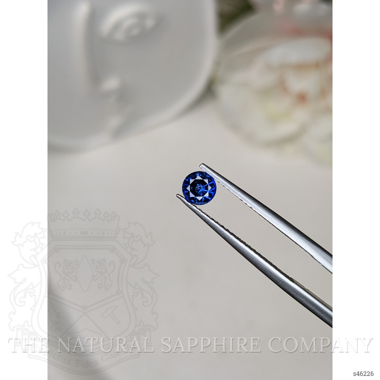 0.49 Ct. Blue Sapphire from Ceylon (Sri Lanka)