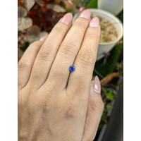 0.52 Ct. Blue Sapphire from Ceylon (Sri Lanka) Life Style