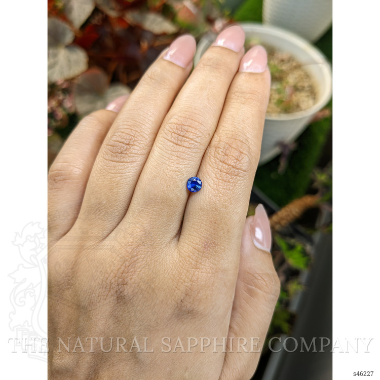 0.52 Ct. Blue Sapphire from Ceylon (Sri Lanka)