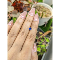 0.52 Ct. Blue Sapphire from Ceylon (Sri Lanka) Life Style