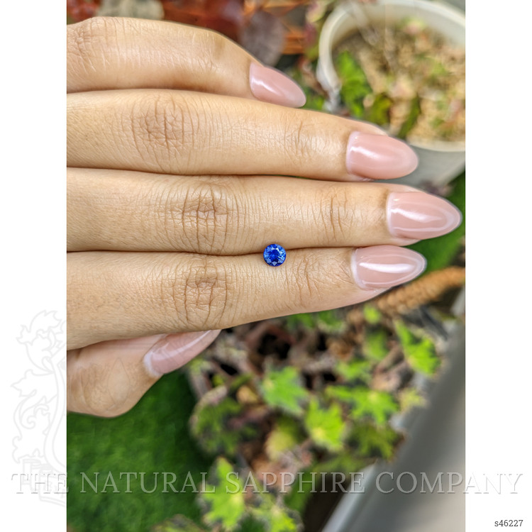 0.52 Ct. Blue Sapphire from Ceylon (Sri Lanka)