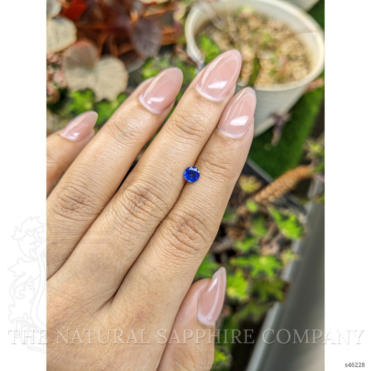 0.42 Ct. Blue Sapphire from Ceylon (Sri Lanka)