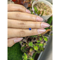 0.42 Ct. Blue Sapphire from Ceylon (Sri Lanka) Life Style