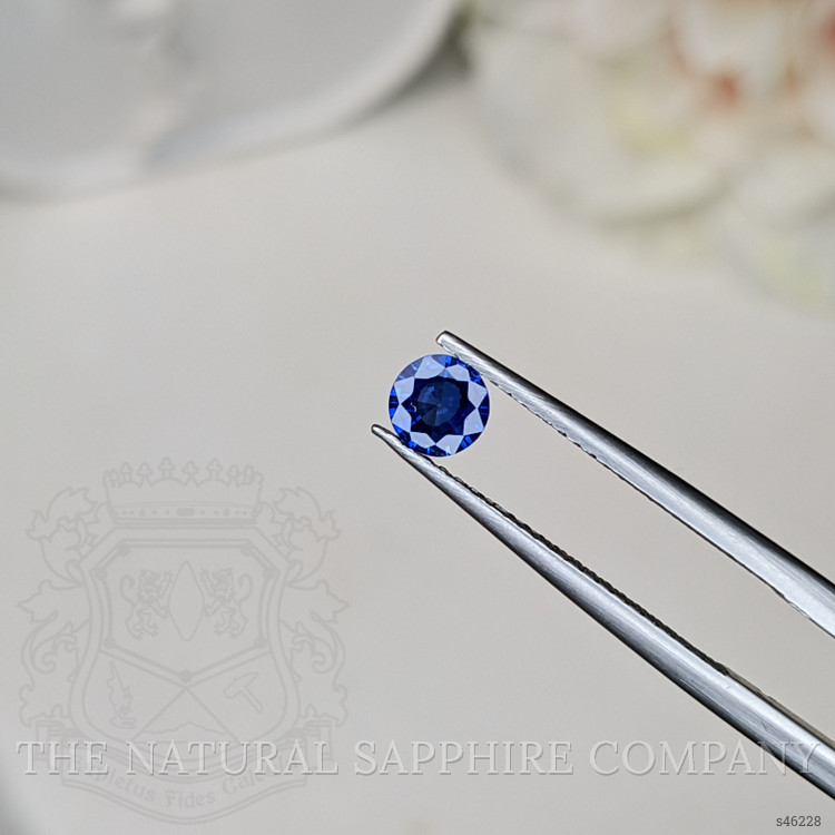 0.42 Ct. Blue Sapphire from Ceylon (Sri Lanka)