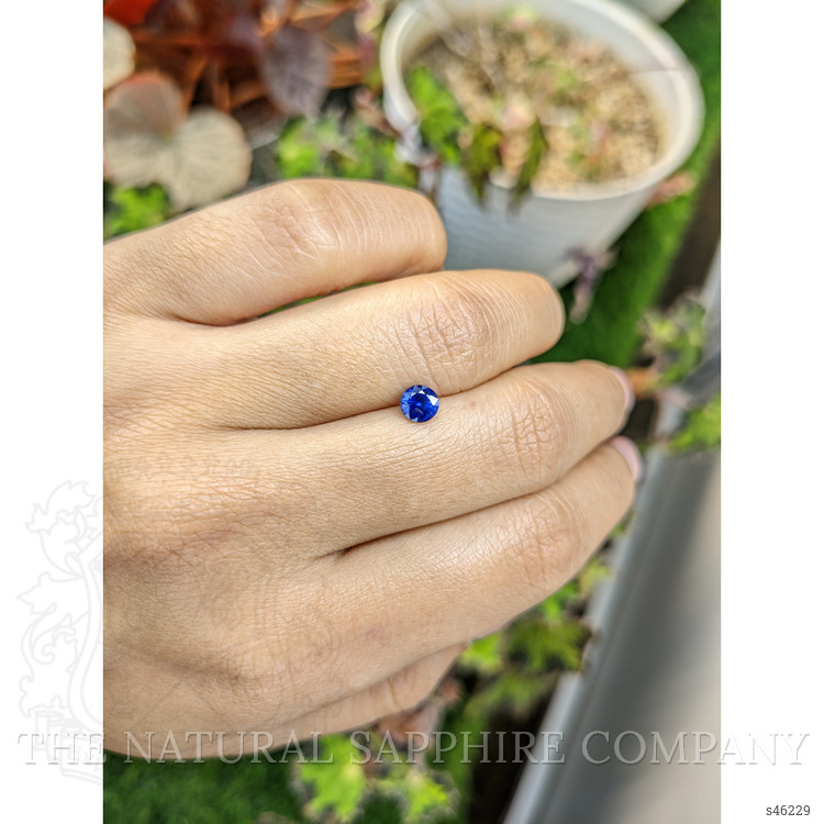 0.55 Ct. Blue Sapphire from Ceylon (Sri Lanka)