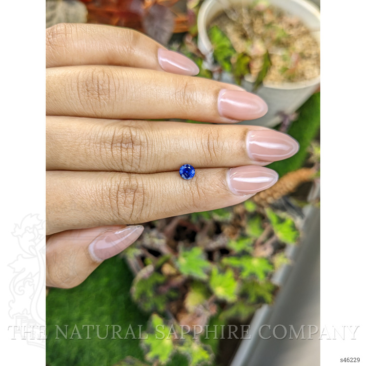 0.55 Ct. Blue Sapphire from Ceylon (Sri Lanka)