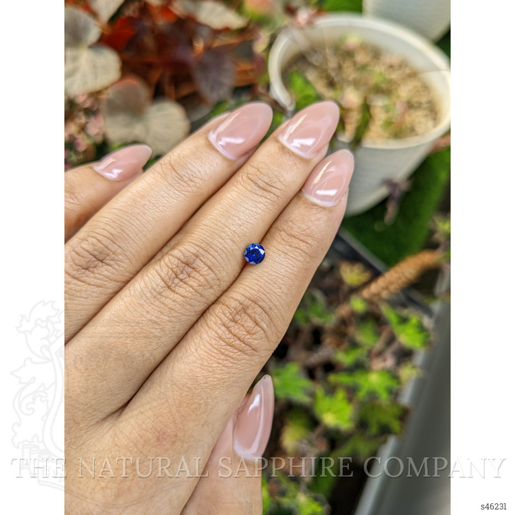 0.46 Ct. Blue Sapphire from Ceylon (Sri Lanka)