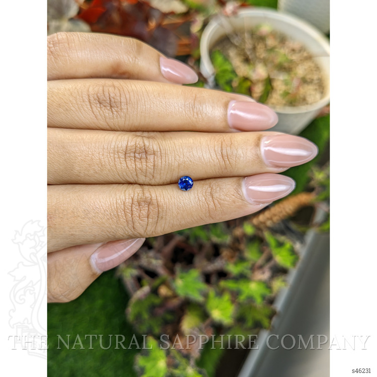 0.46 Ct. Blue Sapphire from Ceylon (Sri Lanka)