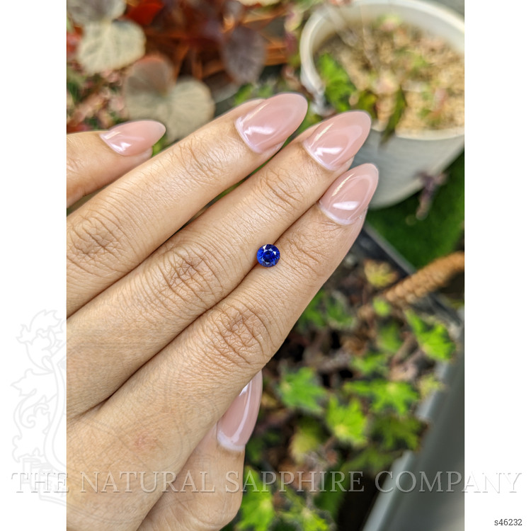 0.67 Ct. Blue Sapphire from Ceylon (Sri Lanka)