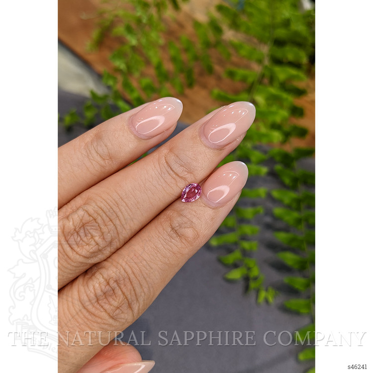 0.45 Ct. Pink Sapphire from Ceylon (Sri Lanka)