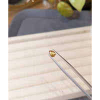 0.51 Ct. Yellowish Brown Sapphire from Ceylon (Sri Lanka) Life Style