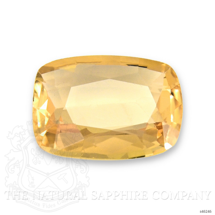 0.63 Ct. Yellow Sapphire from Ceylon (Sri Lanka)
