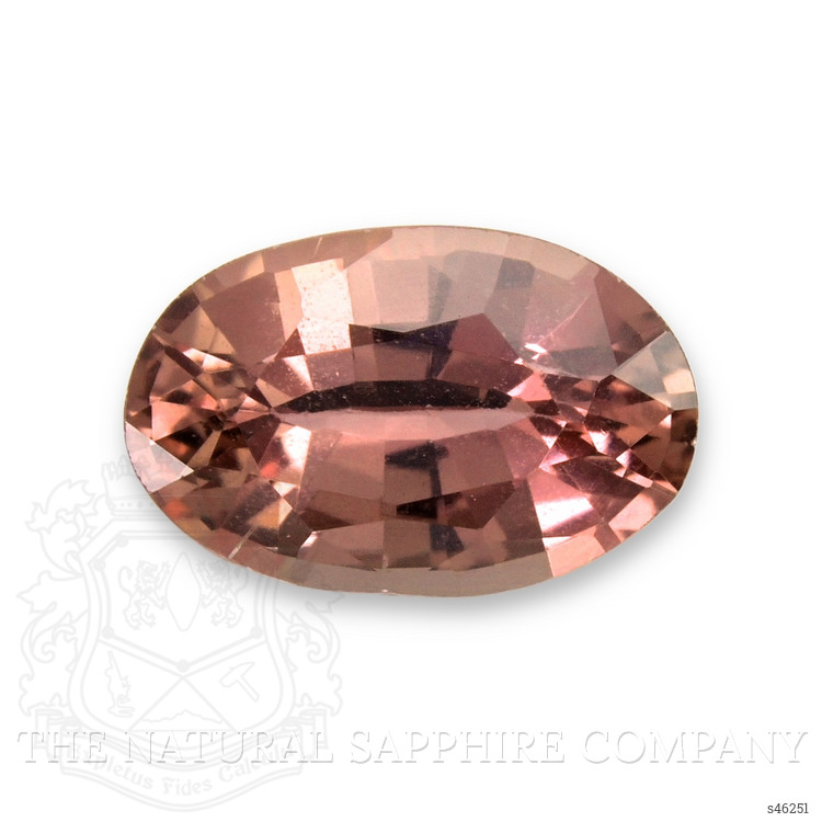 0.92 Ct. Pinkish Brown Sapphire from Ceylon (Sri Lanka)