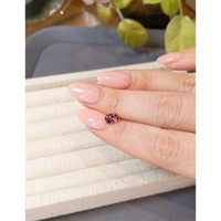 0.95 Ct. Reddish Pink Sapphire from Ceylon (Sri Lanka) Life Style