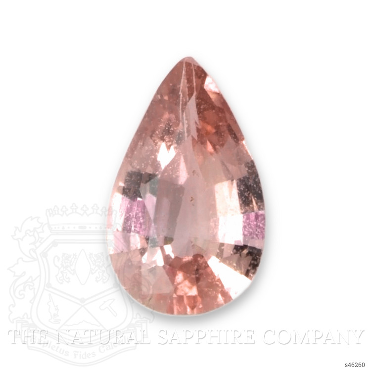 0.55 Ct. Pinkish Brown Sapphire from Ceylon (Sri Lanka)