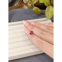 1.18 Ct. Reddish Pink Sapphire from Ceylon (Sri Lanka) Life Style