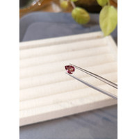 0.86 Ct. Reddish Pink Sapphire from Ceylon (Sri Lanka) Life Style