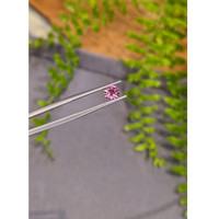 0.85 Ct. Pinkish Purple Sapphire from Ceylon (Sri Lanka) Life Style