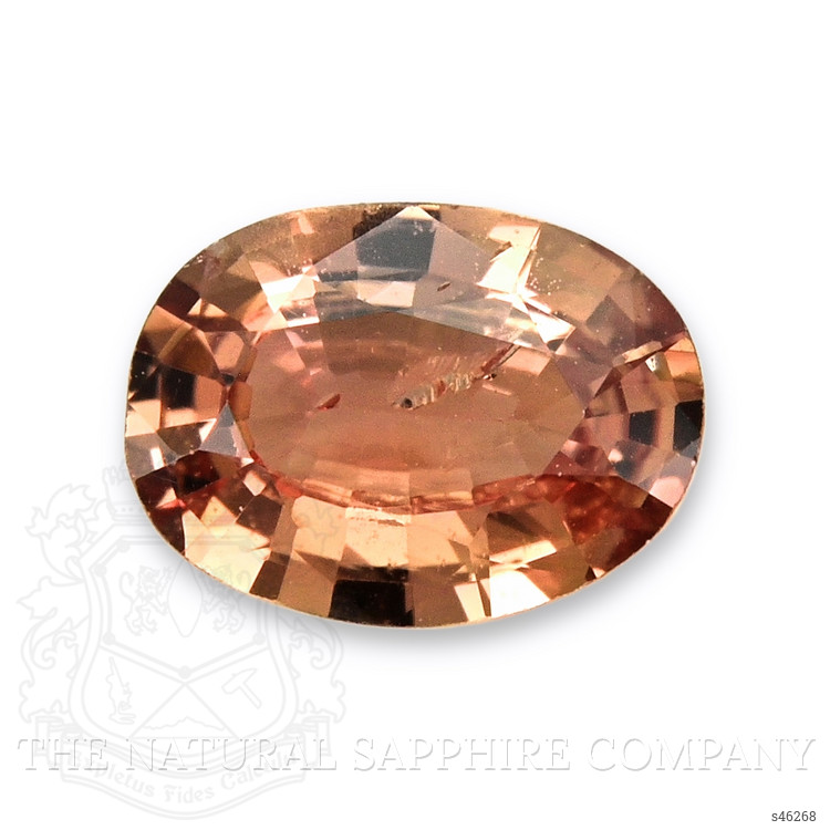 0.84 Ct. Orangish Brown Sapphire from Ceylon (Sri Lanka)
