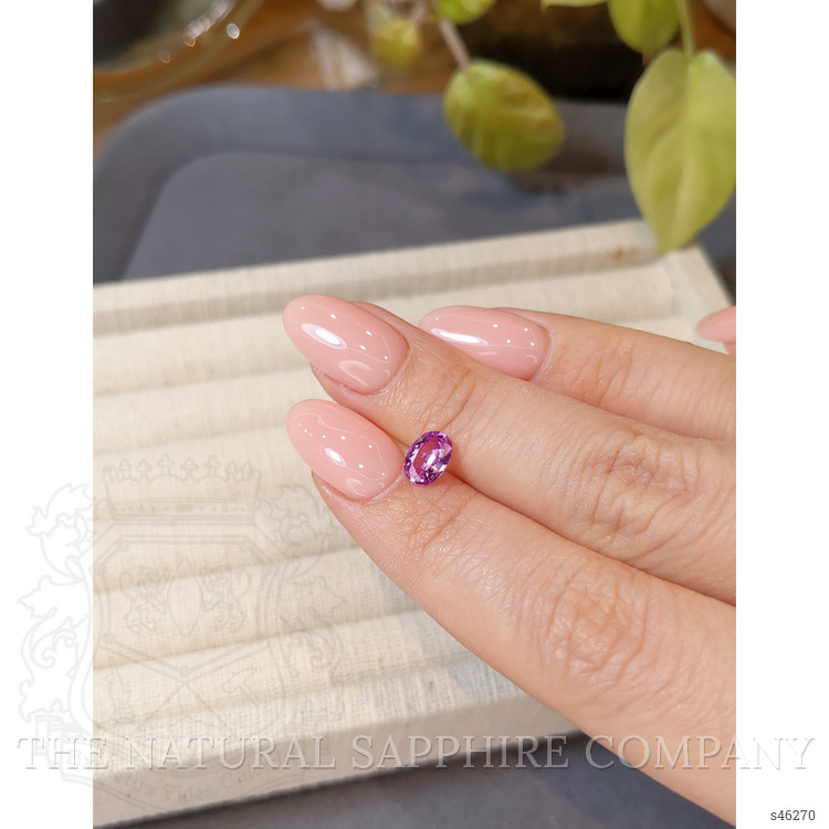 0.80 Ct. Pink Sapphire from Ceylon (Sri Lanka)