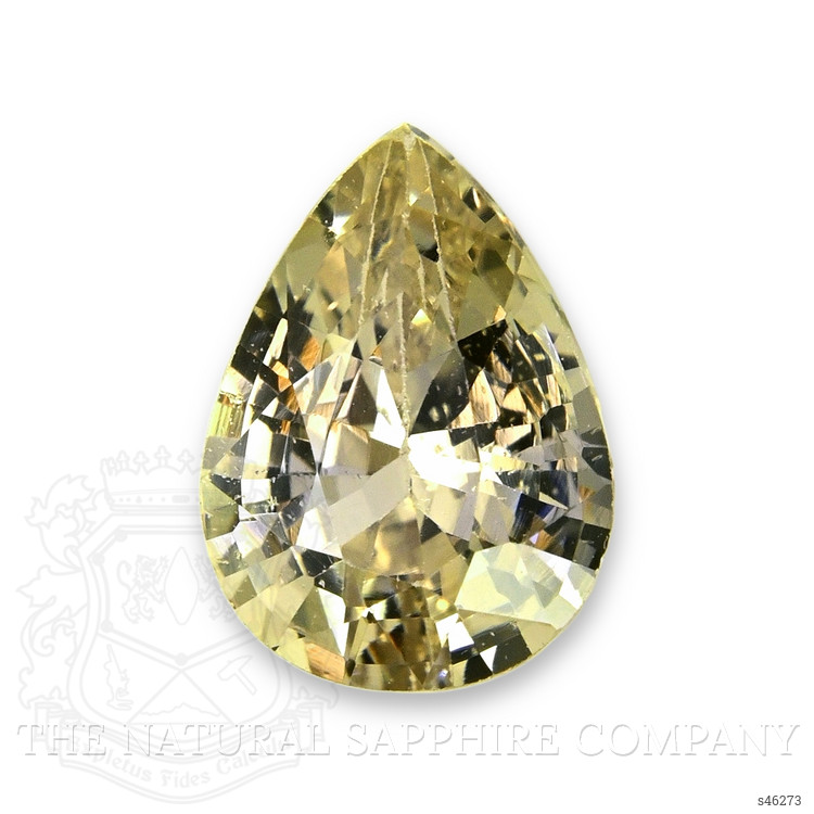 1.24 Ct. Greenish Yellow Sapphire from Ceylon (Sri Lanka)