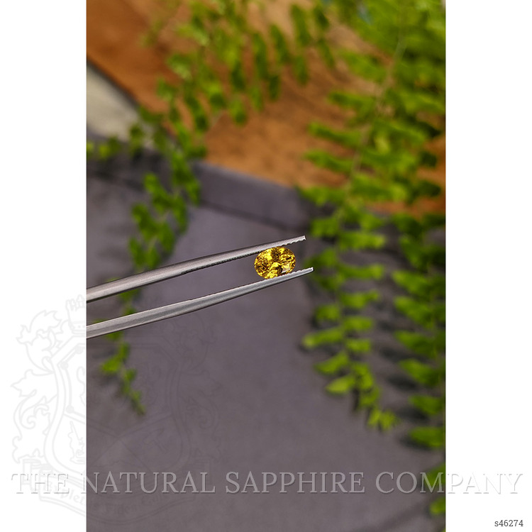 0.94 Ct. Yellow Sapphire from Ceylon (Sri Lanka)