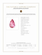 0.51 Ct. Pink Sapphire from Ceylon (Sri Lanka) Scan Report