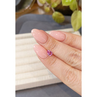 0.53 Ct. Pink Sapphire from Ceylon (Sri Lanka) Life Style