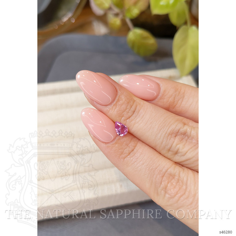0.53 Ct. Pink Sapphire from Ceylon (Sri Lanka)
