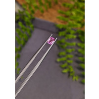 0.52 Ct. Purplish Pink Sapphire from Ceylon (Sri Lanka) Life Style