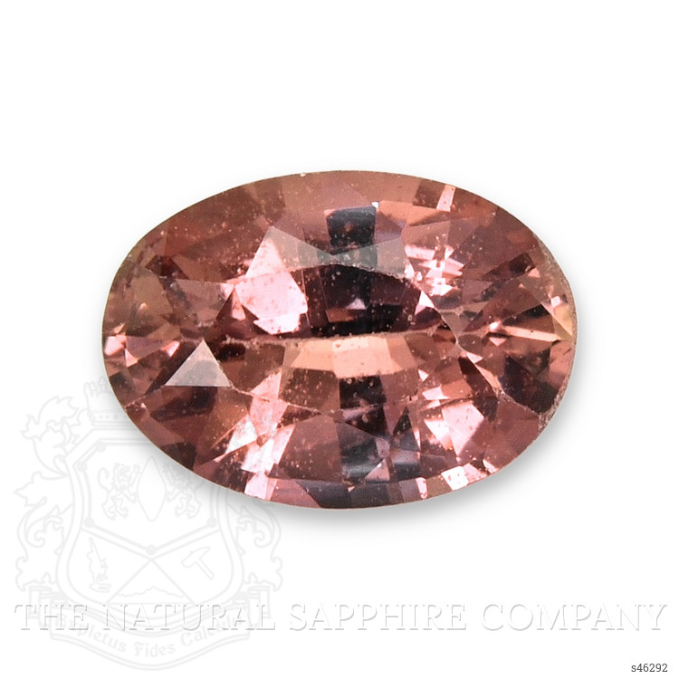 0.79 Ct. Pinkish Brown Sapphire from Ceylon (Sri Lanka)