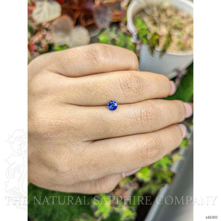 0.44 Ct. Blue Sapphire from Ceylon (Sri Lanka)