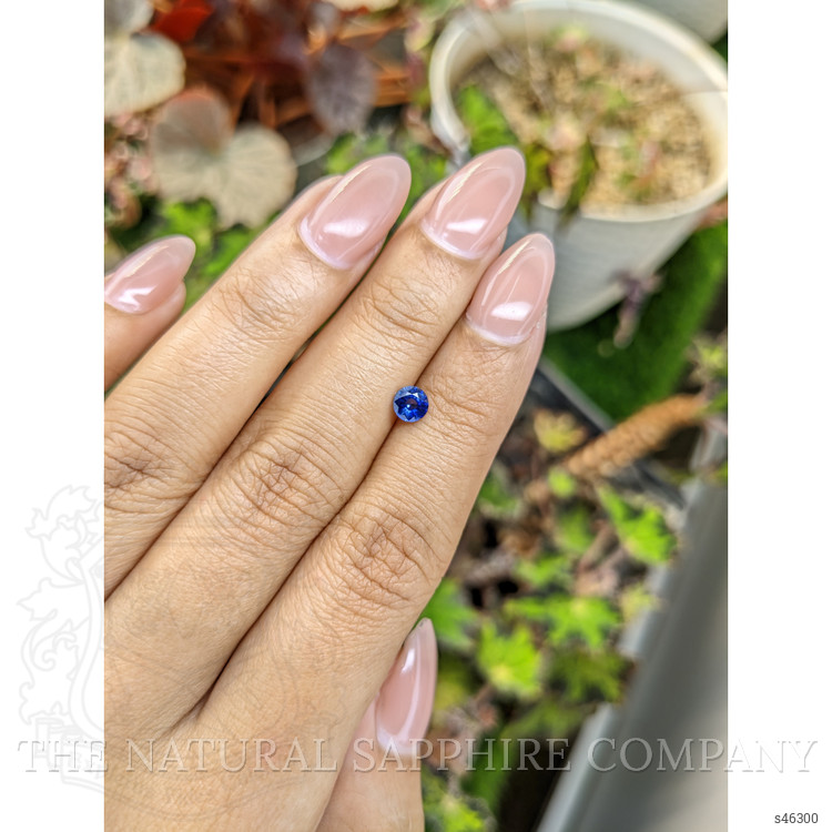 0.44 Ct. Blue Sapphire from Ceylon (Sri Lanka)