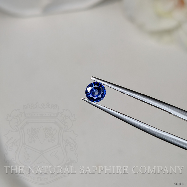 0.44 Ct. Blue Sapphire from Ceylon (Sri Lanka)