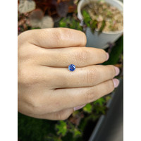 0.71 Ct. Blue Sapphire from Ceylon (Sri Lanka) Life Style