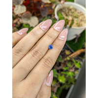 0.71 Ct. Blue Sapphire from Ceylon (Sri Lanka) Life Style