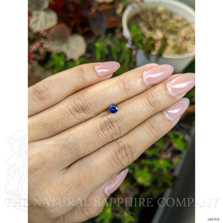 0.48 Ct. Blue Sapphire from Ceylon (Sri Lanka)